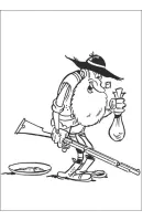 Lucky Luke kleurplaat 21
